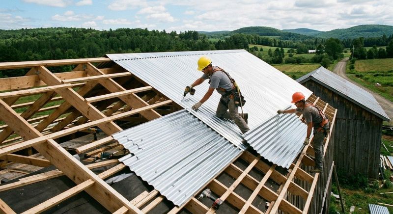 Sheet Roofing Installation